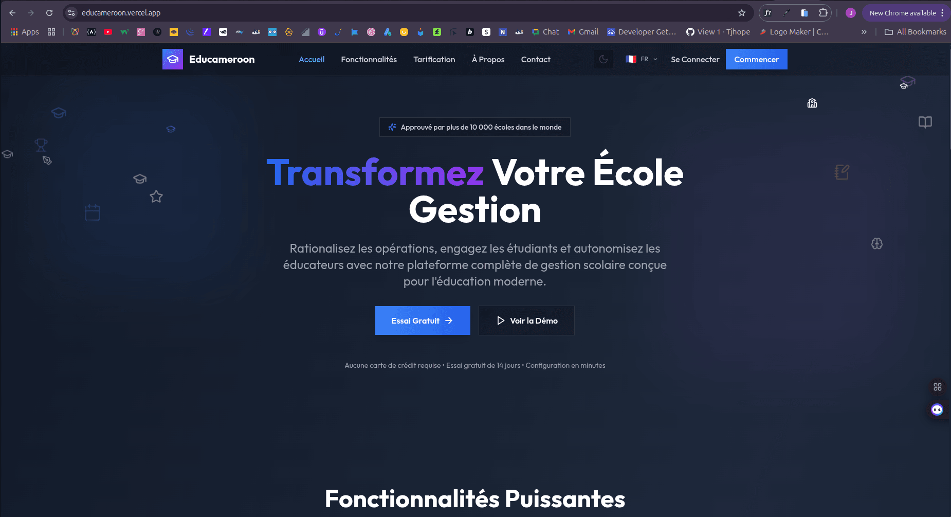 EduCameroon School Management System