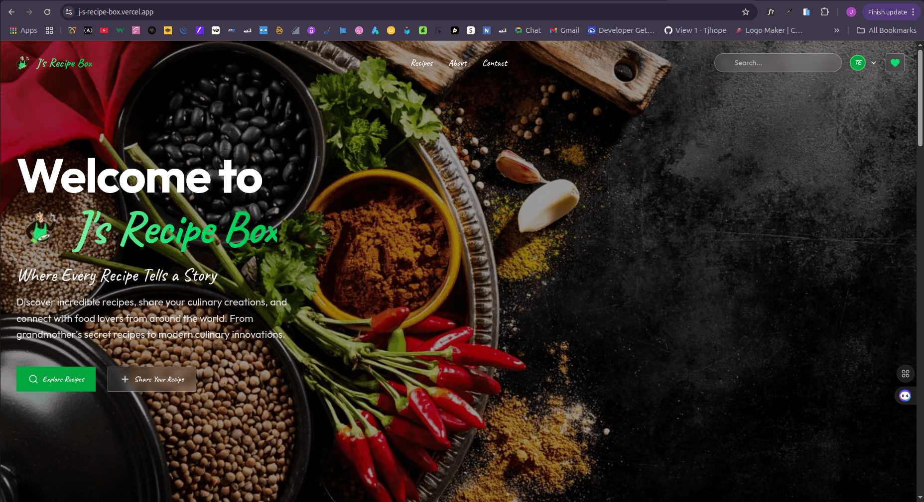 J's Recipe Box