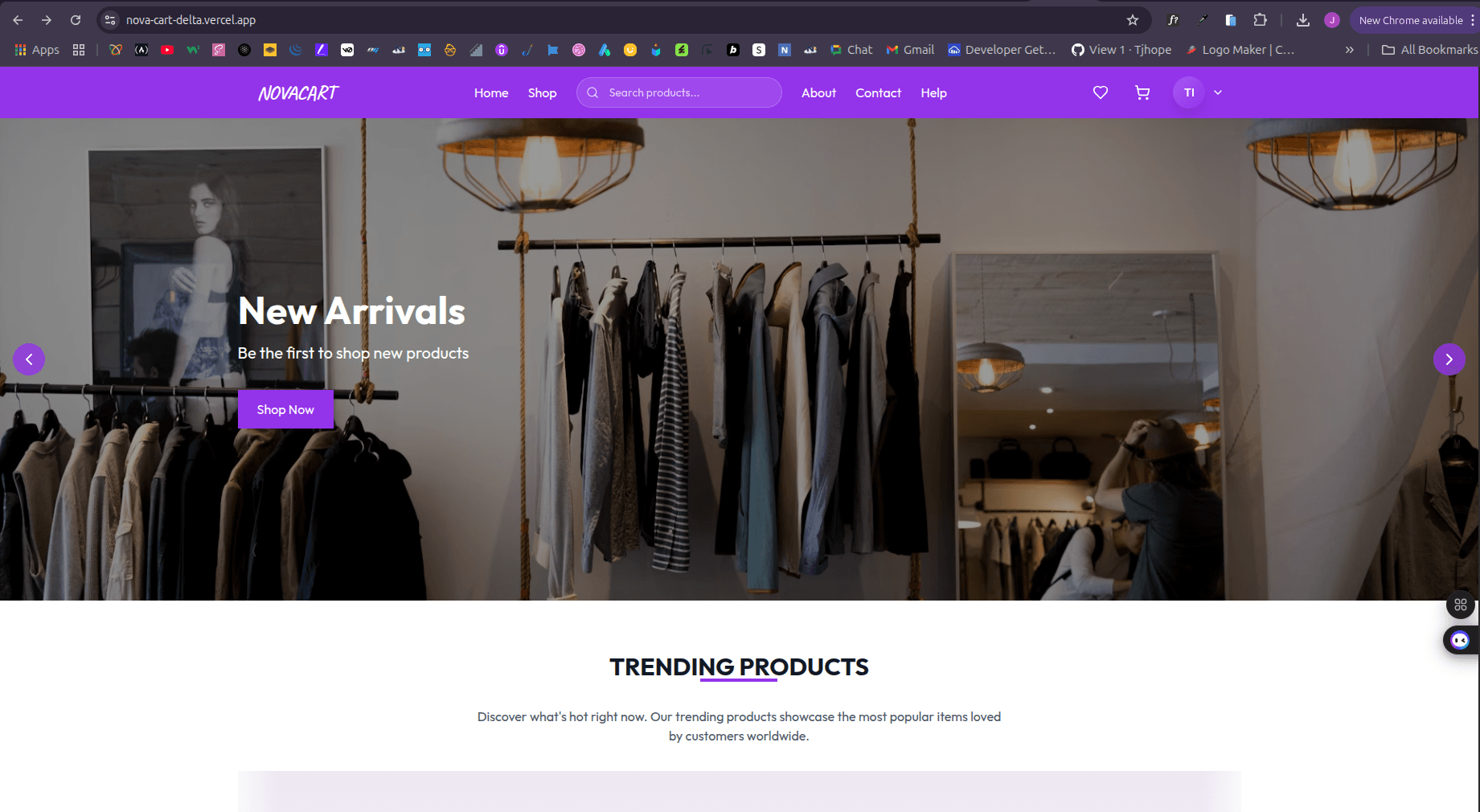 NovaCart E-commerce Platform